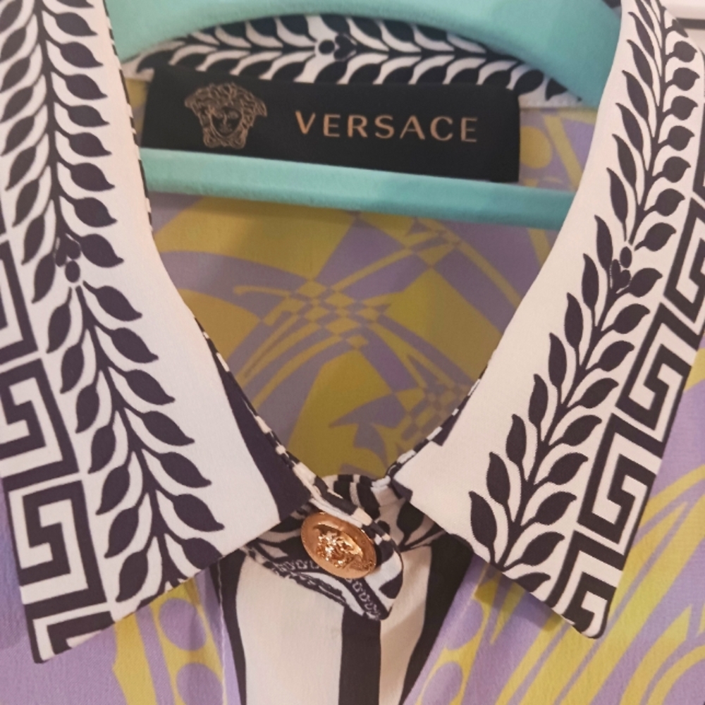 Versace collection shirt/dress...spectacular with high boots or jeans.  new.  mu